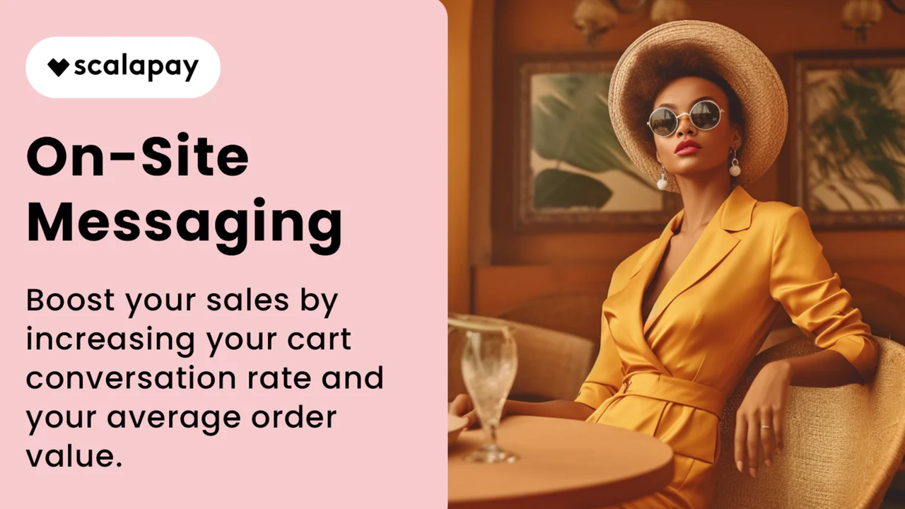 On-Site Messaging, bnpl, scalapay, widget
