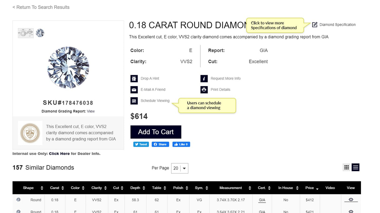 Standard Diamant Detaljer Landingsside