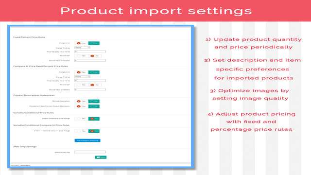 Price settings