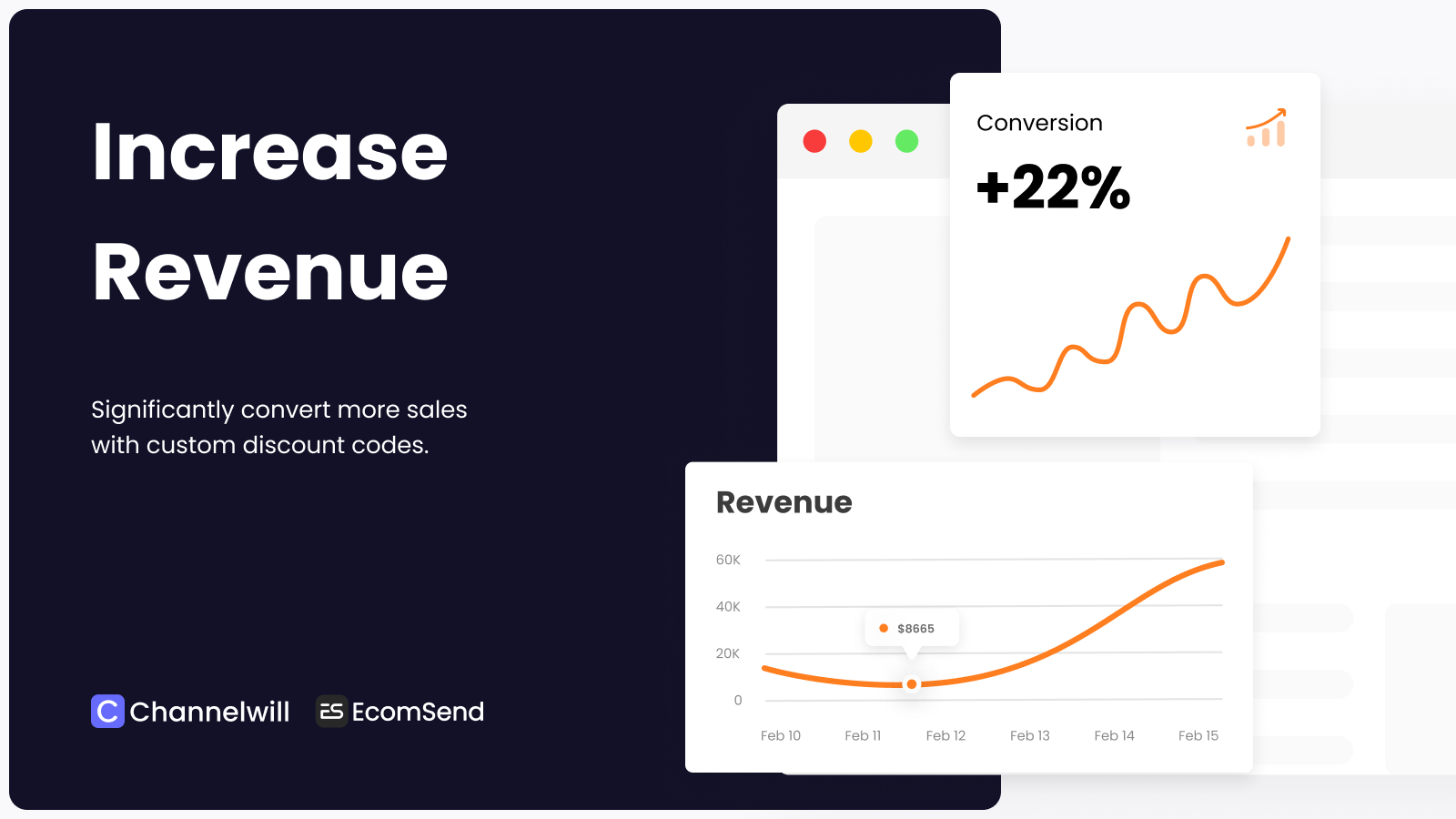 Convertissez plus de ventes avec des codes de réduction personnalisés