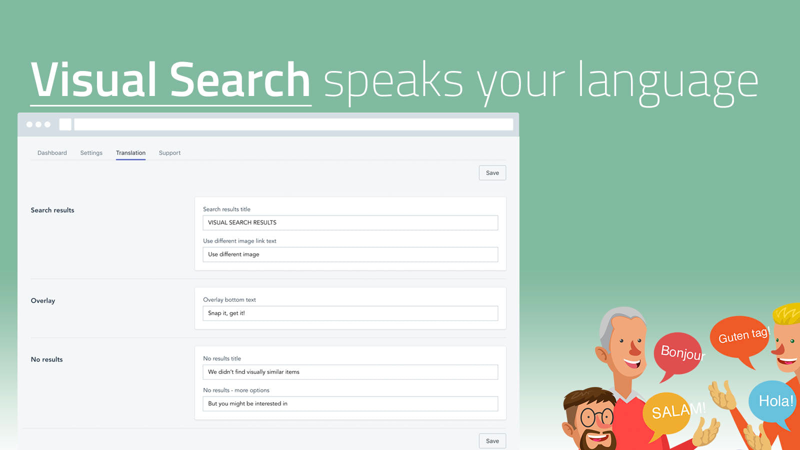 Visual Search Screenshot