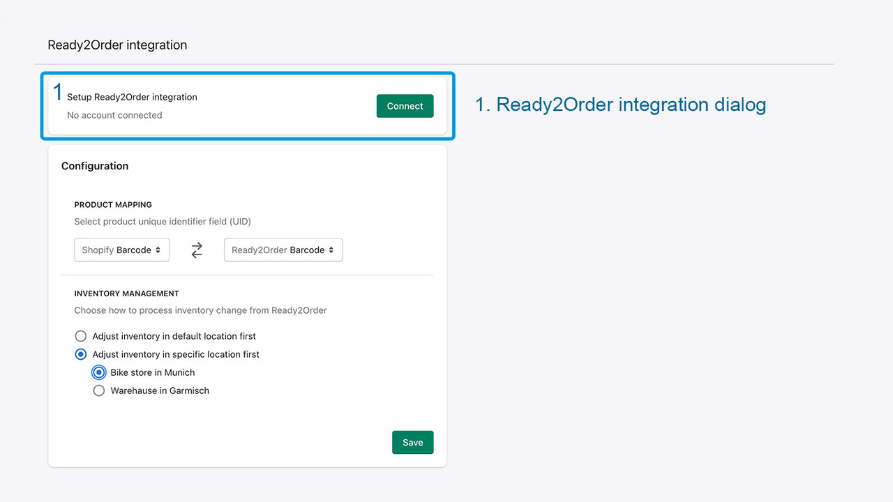 Connectez-vous à Ready2Order