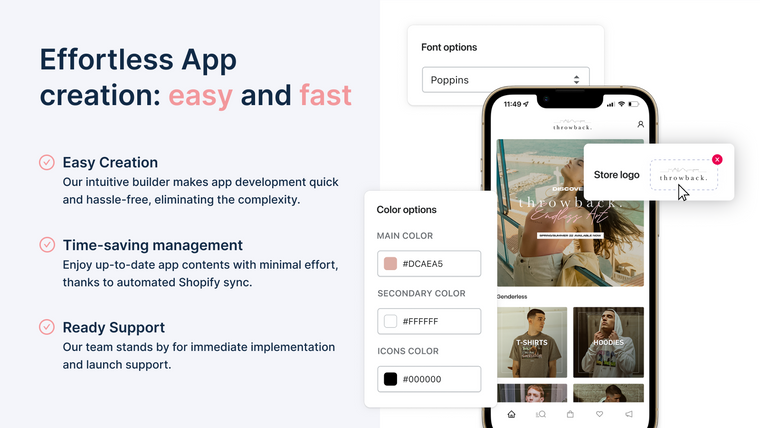 Shoppy ‑ Mobile App Builder Screenshot