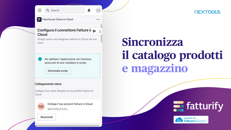 Fatturify per Fatture in Cloud Screenshot