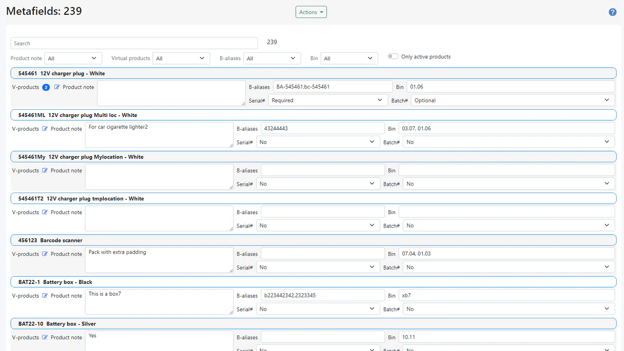 Fulfill Metafields, scan, check, pick, pack, fulfill