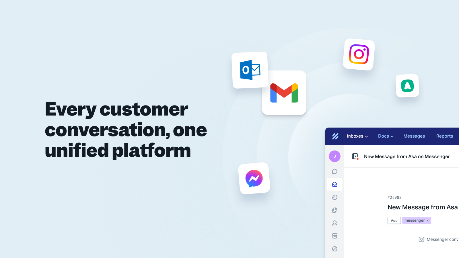 Every customer conversation, one unified platform