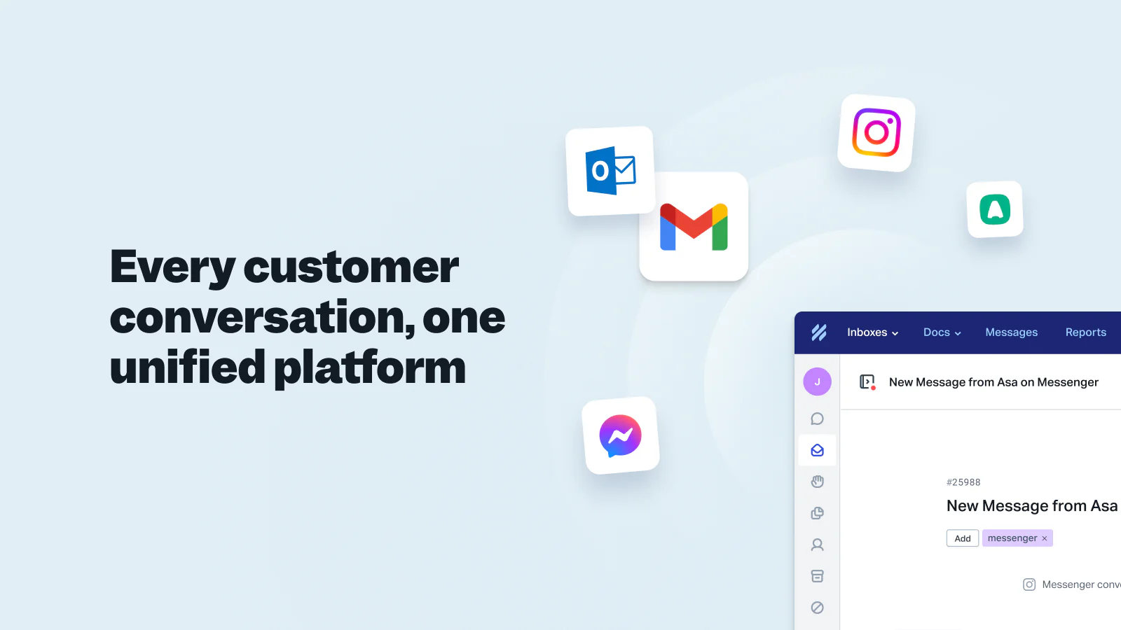 Varje kundkonversation, en enhetlig plattform