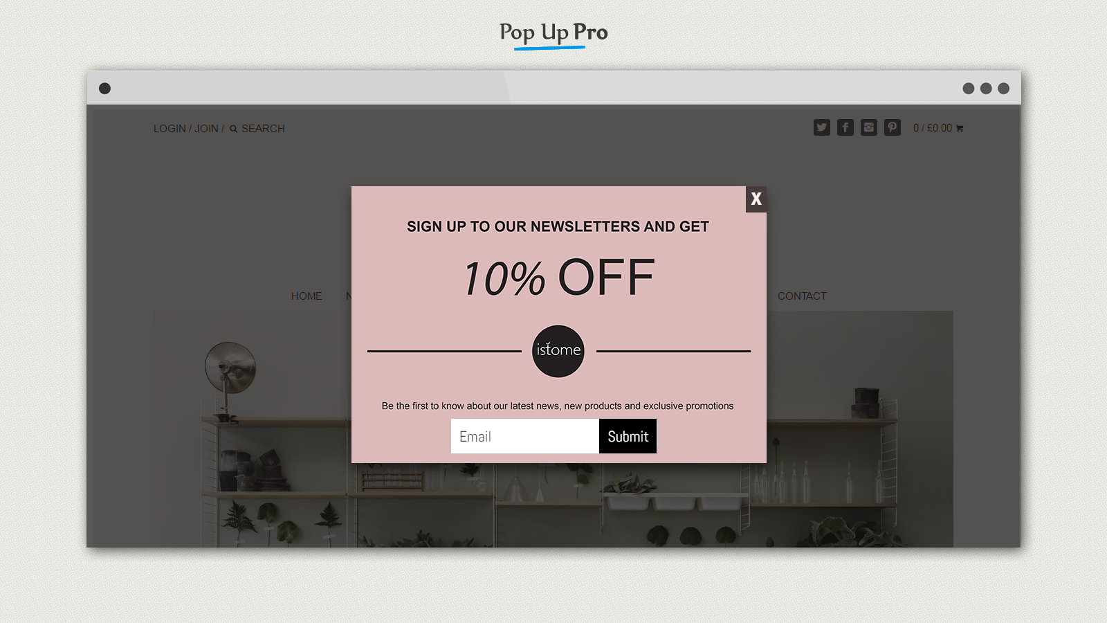 Pop Up Window Pro Screenshot