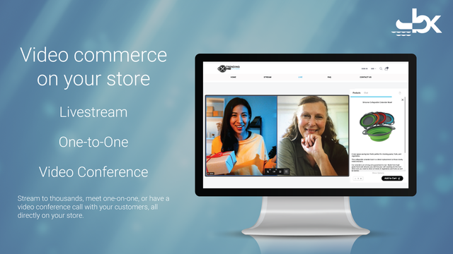 Video commerce on your store; livestream, video call, one-on-one