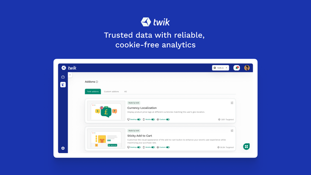 Datos confiables con analíticas fiables, sin cookies