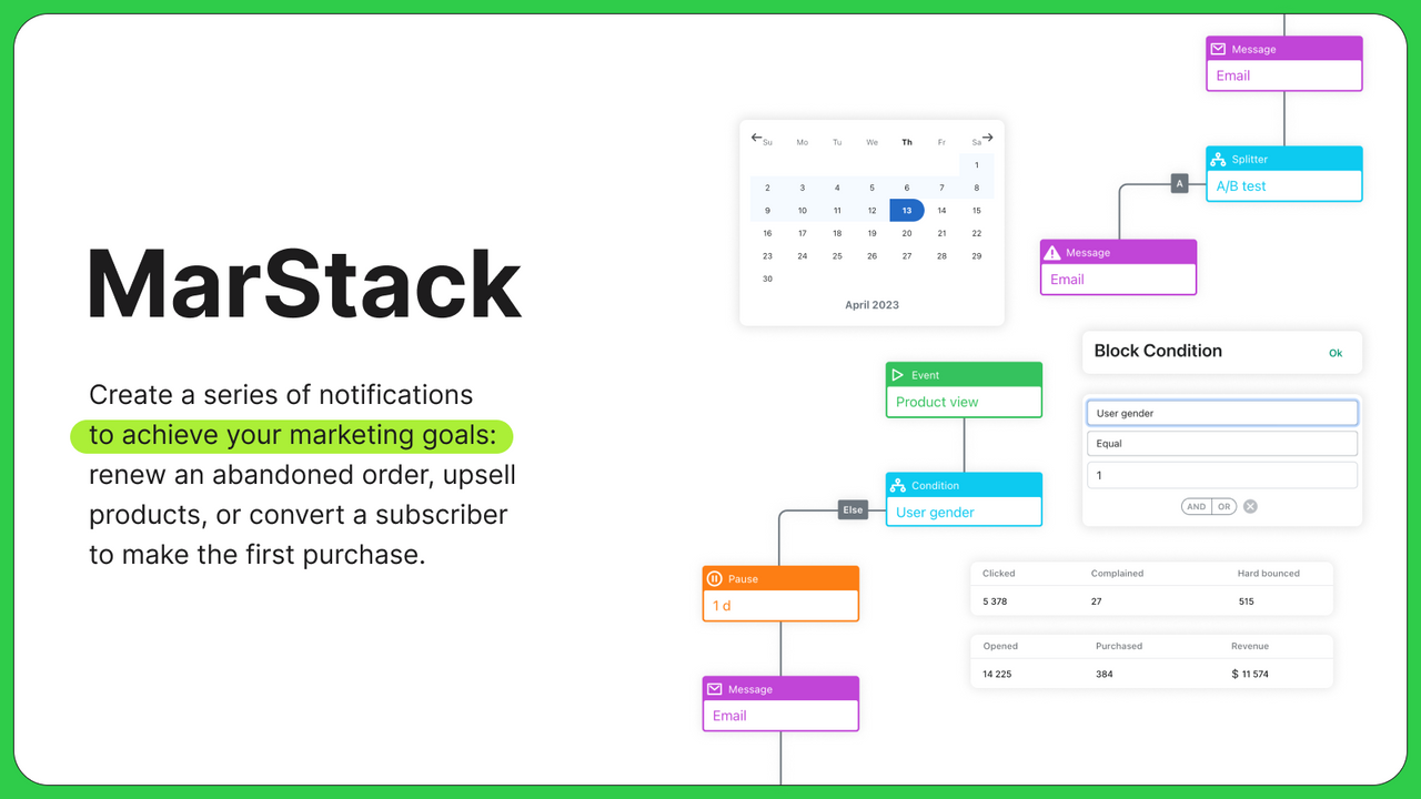 Atteignez vos objectifs de marketing avec la plateforme MarStack