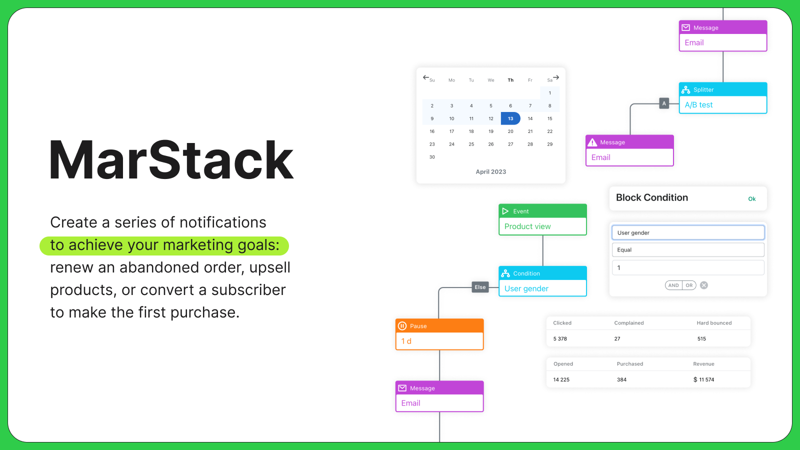 Atteignez vos objectifs de marketing avec la plateforme MarStack