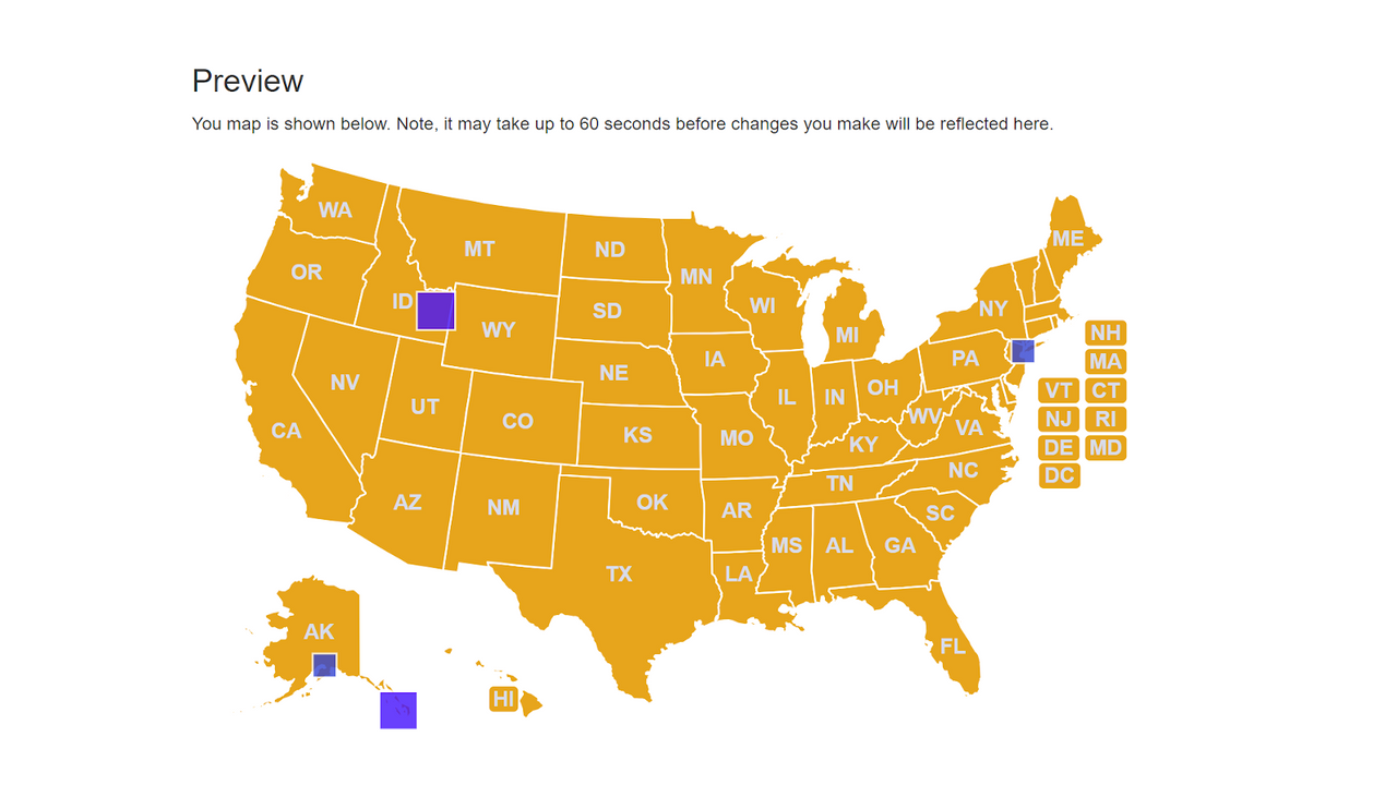 Preview map (us)