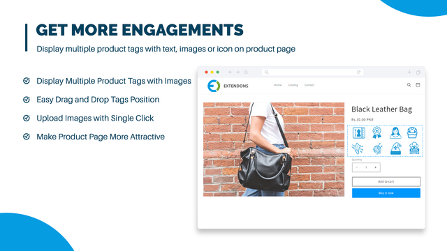 Display Product Tag with Images