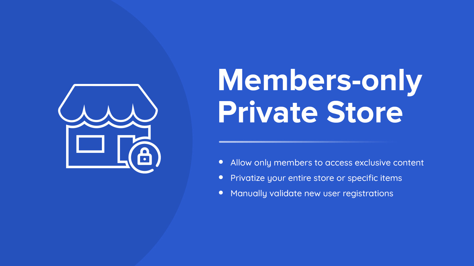 Private Store - Members Only Store