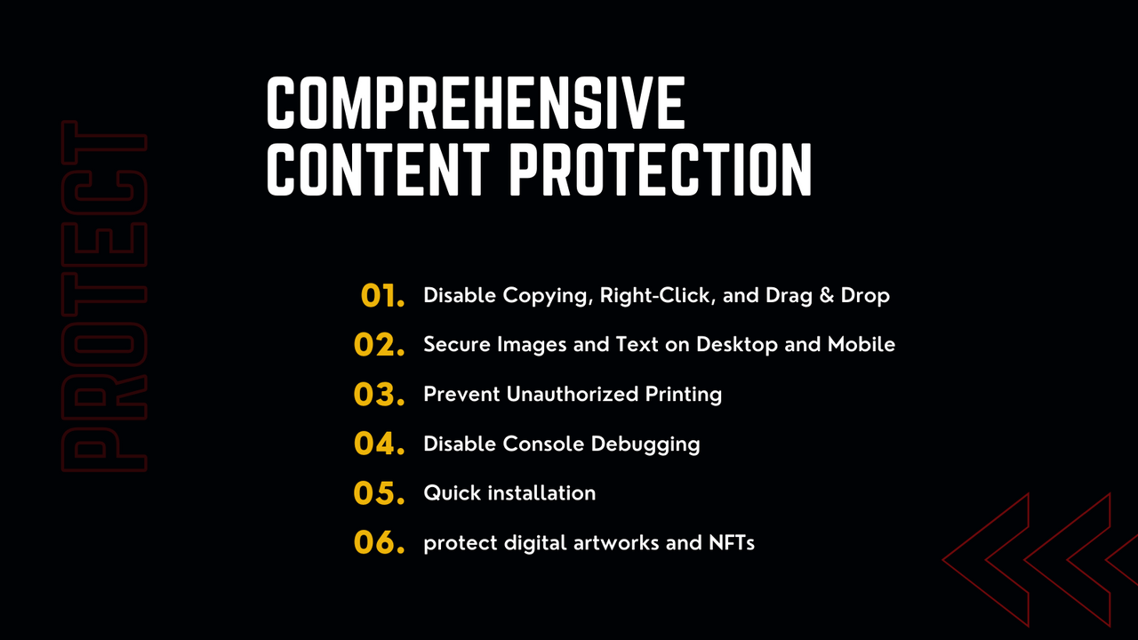 Mega Content Protector: Seguridad de Impresión, Texto e Imágenes