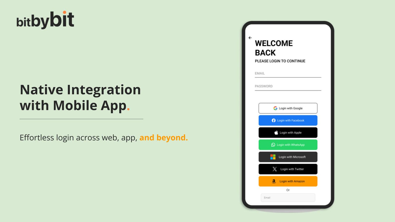 bitLogin - Intégration bitApp