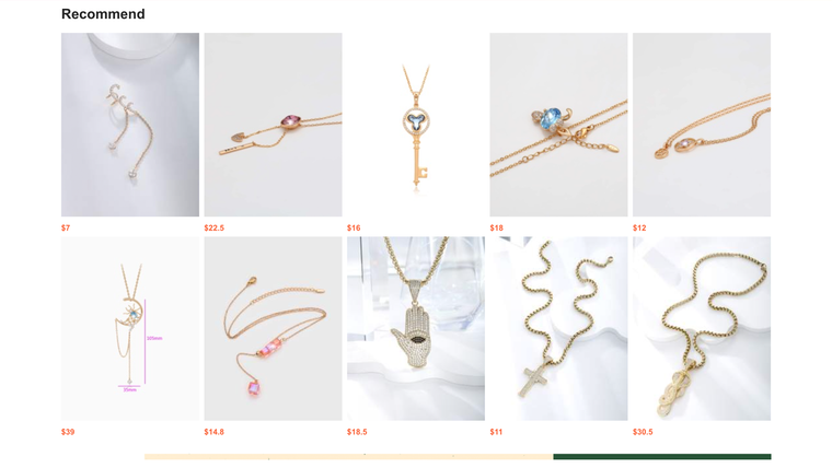 Xuping Jewelry Dropshipping Screenshot