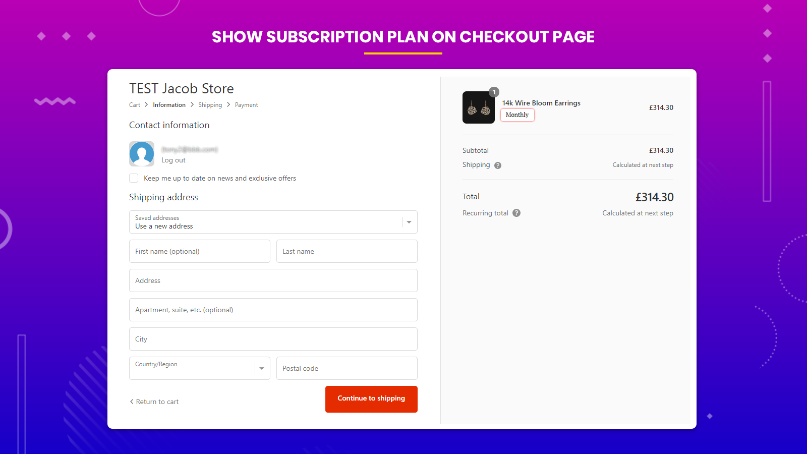 Subscription & Recurring Pay - Ecommerce Plugins for ...