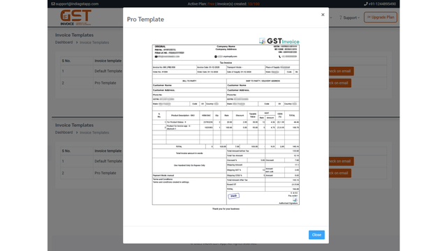 Invoice Template