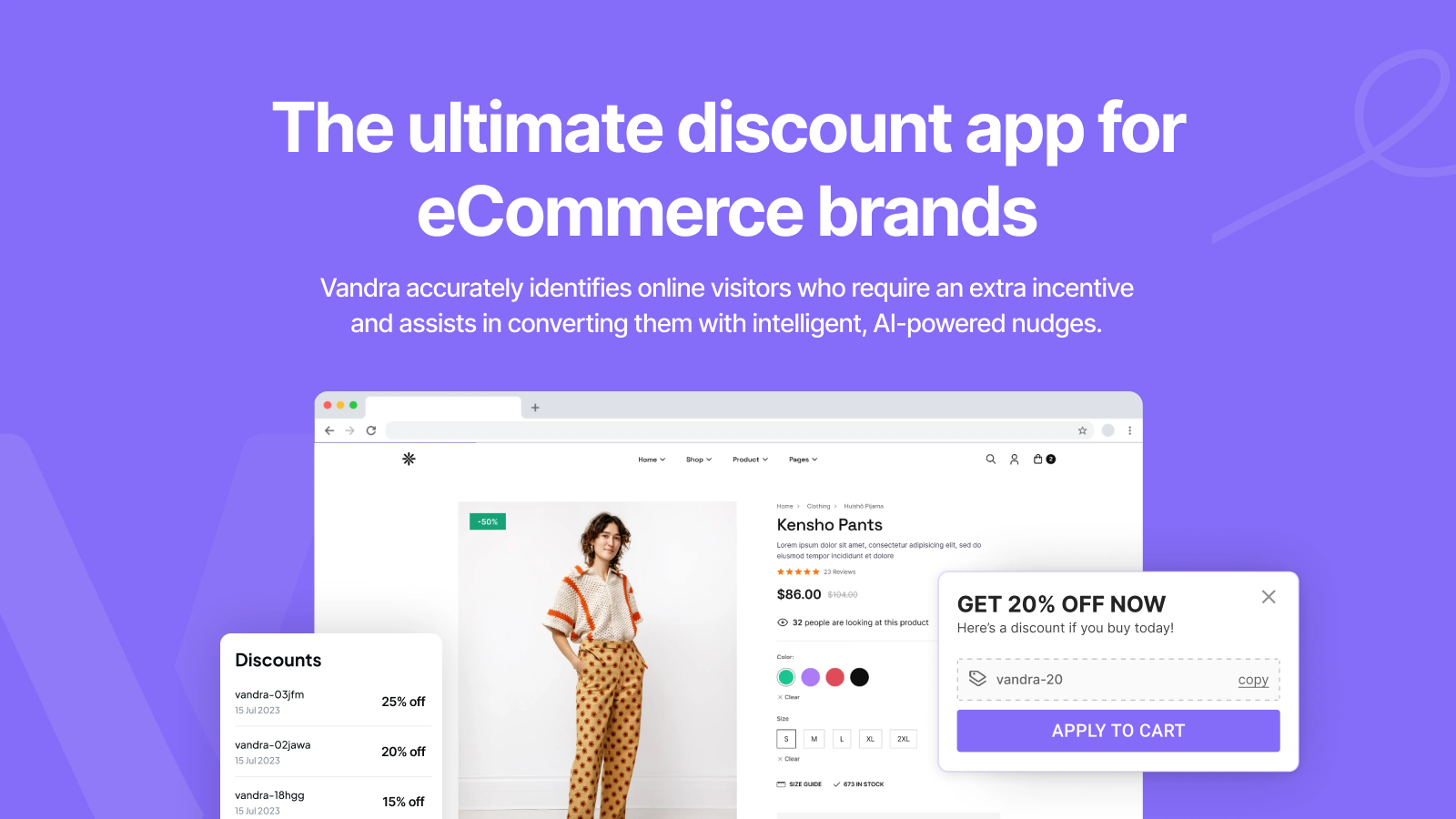 The ultimate discount app for eCommerce brands