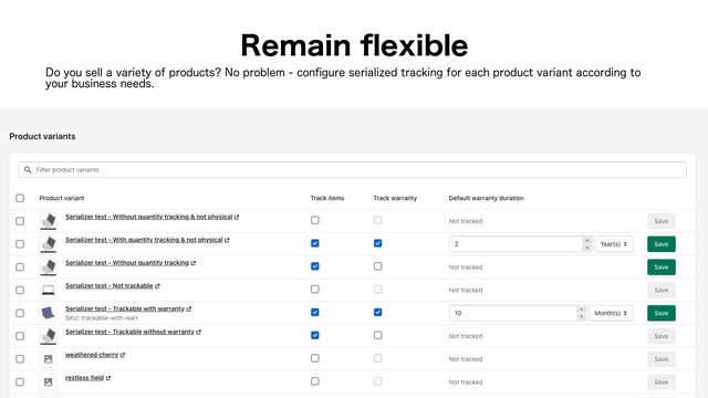 Serializer: blijf flexibel