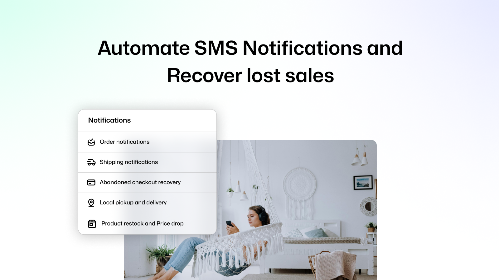 Airnote SMS Notifications for your shopify store