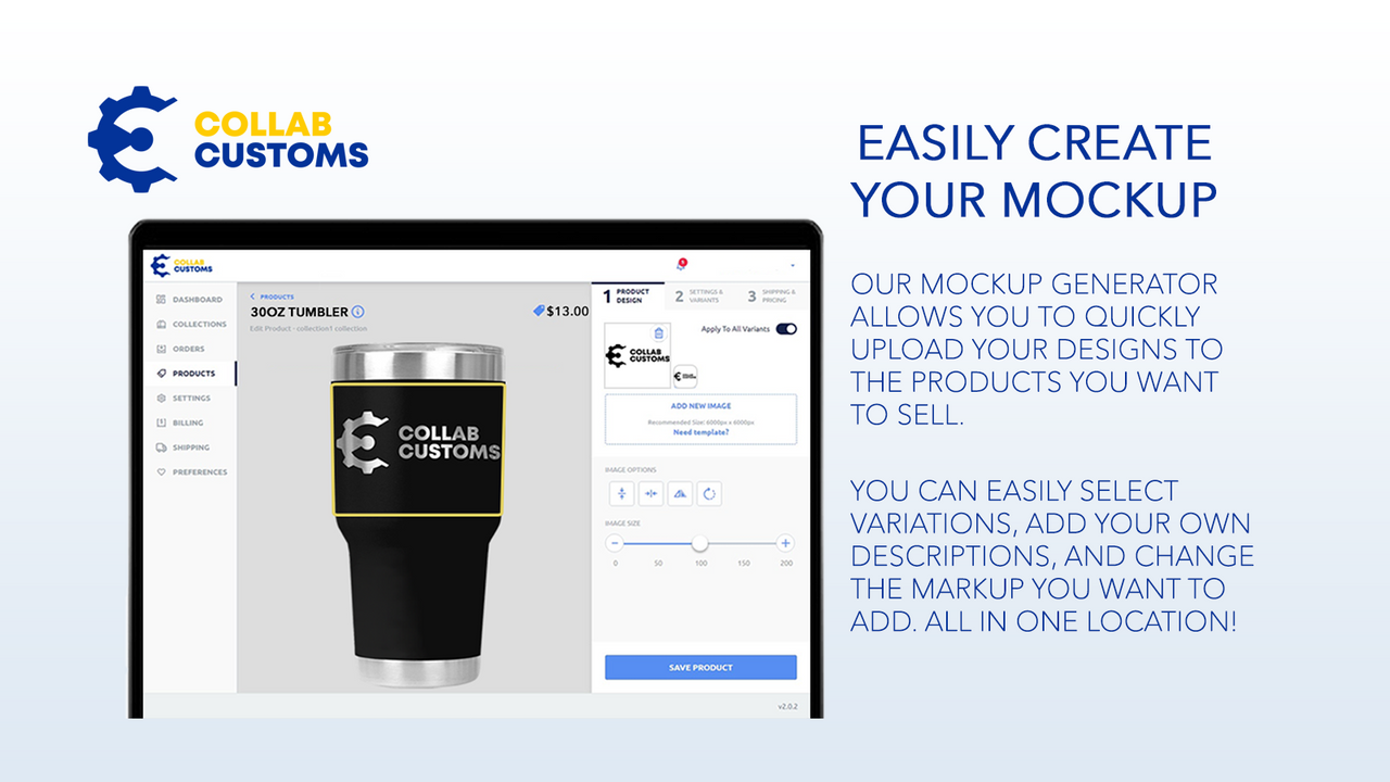 Easily create your mockup