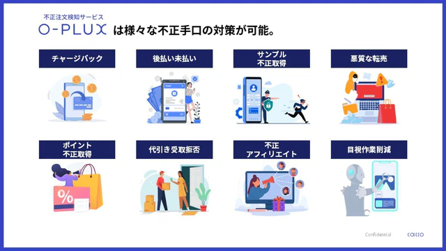 ECにおける様々な不正の課題に対応