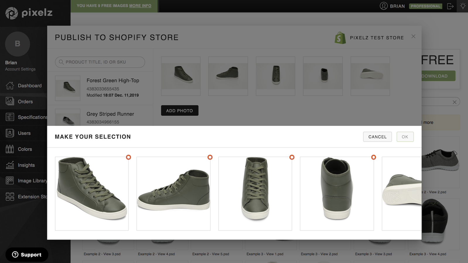 Replace or append images on your product pages