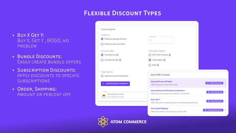 Discounts and Promos : Atom AI Screenshot