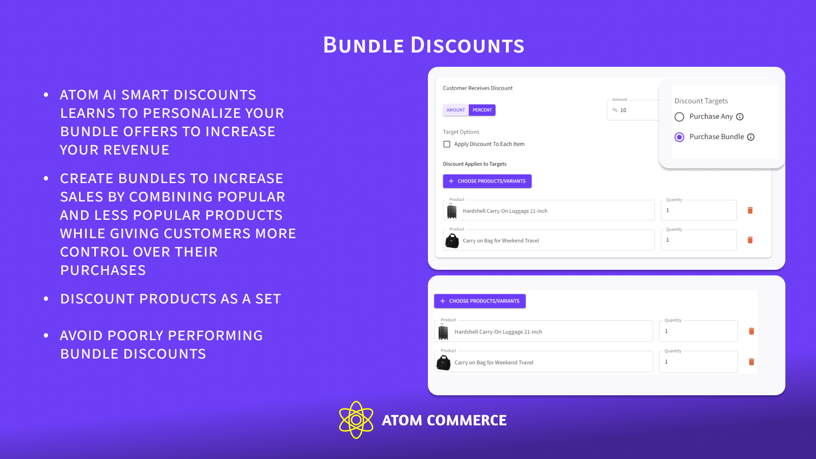 Discounts and Promos : Atom AI Screenshot