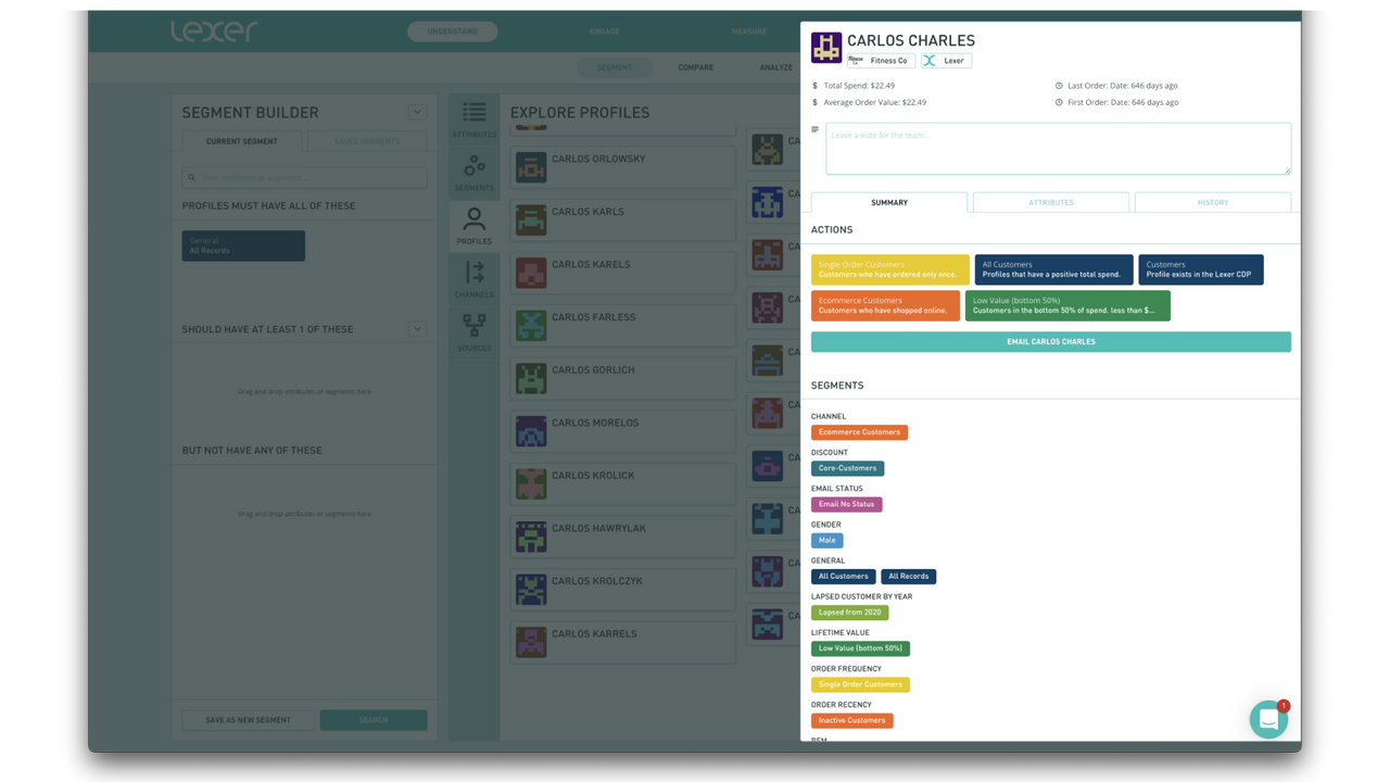 View Customer Profiles