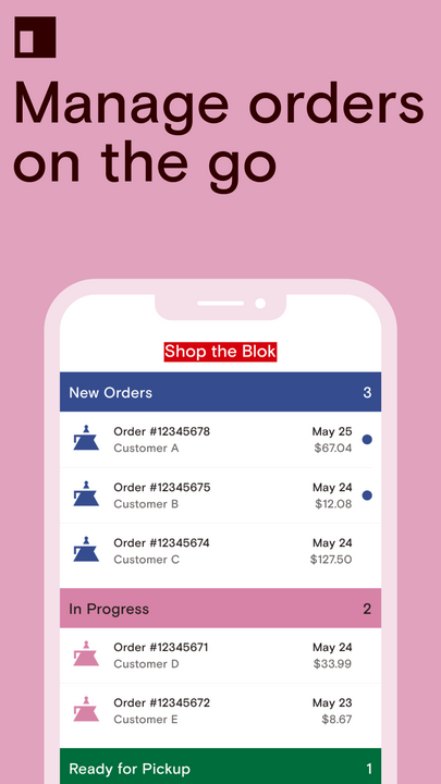 Manage orders on the go