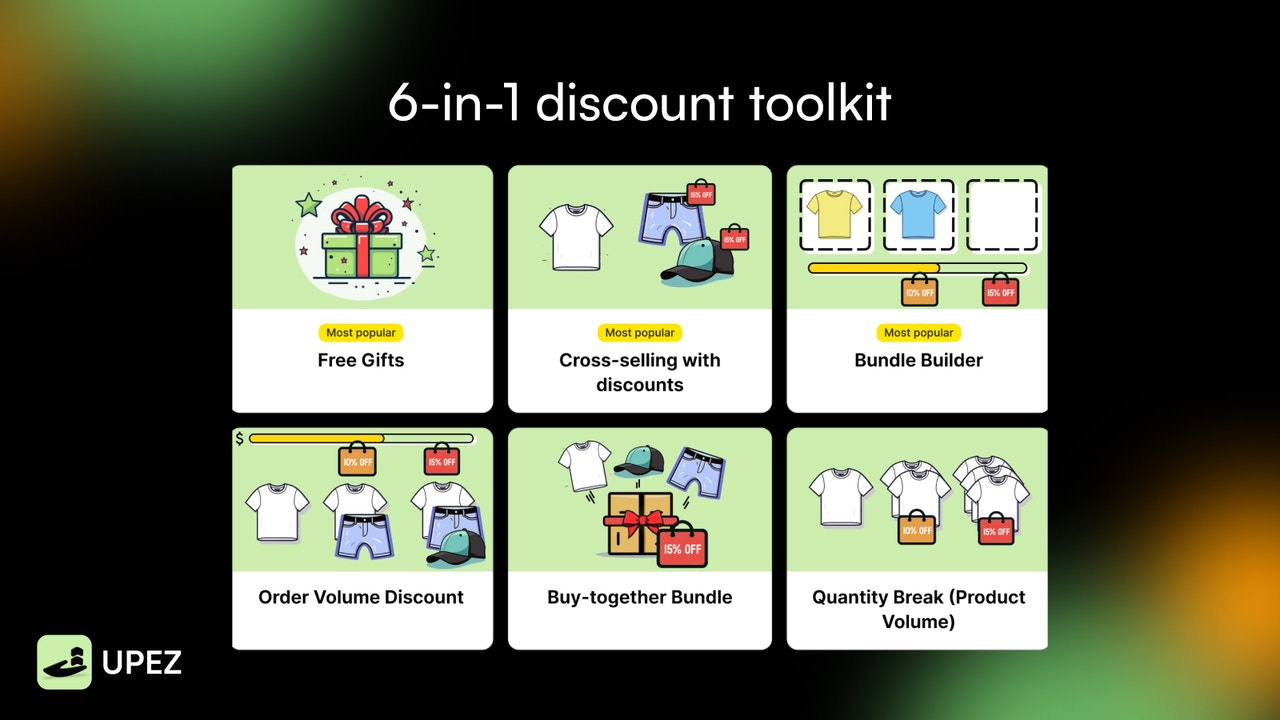 6-in-1 discount toolkit