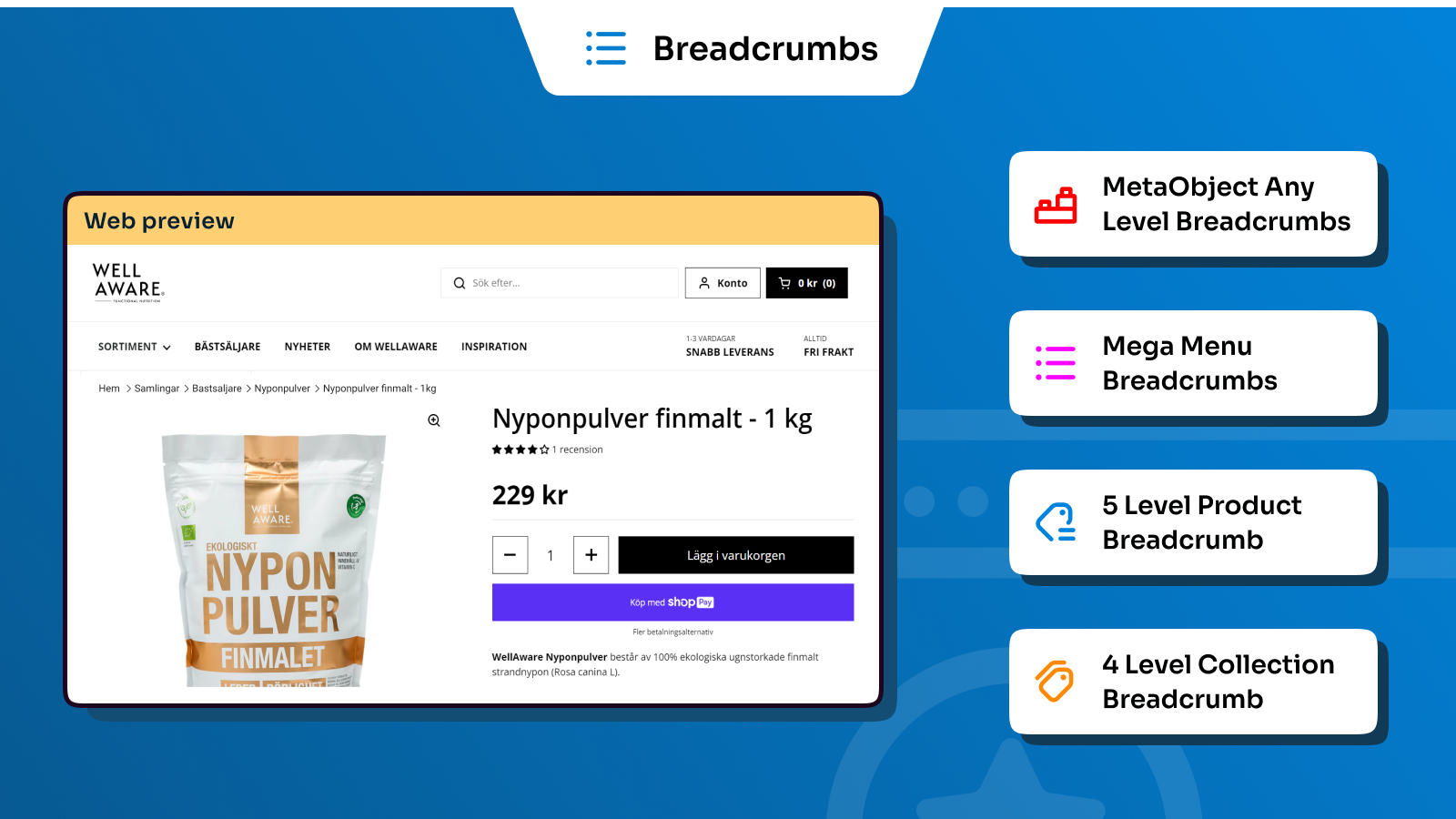 Breadcrumbs Design and Overview