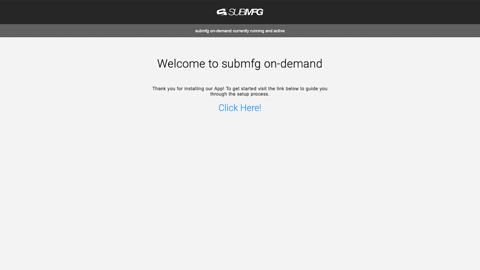 submfg onDemand Screenshot