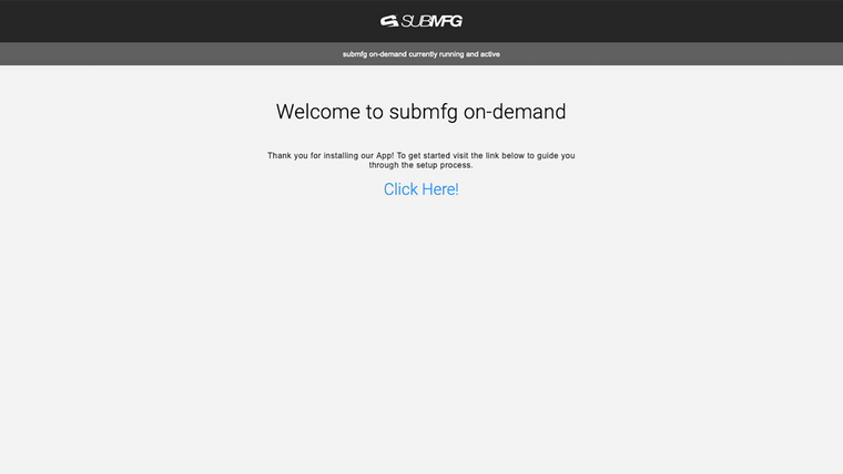 submfg onDemand Screenshot