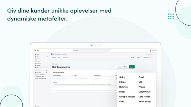 Dynamiske metafields forbedrer kundeoplevelsen.
