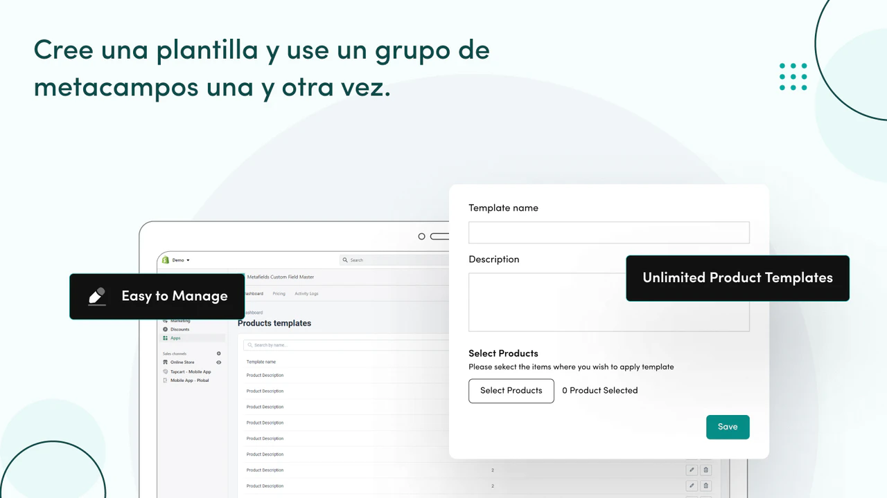 Cree una plantilla y utilice repetidamente un gráfico