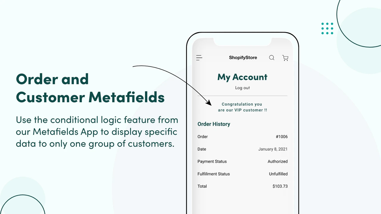 Order and Customer Metafields