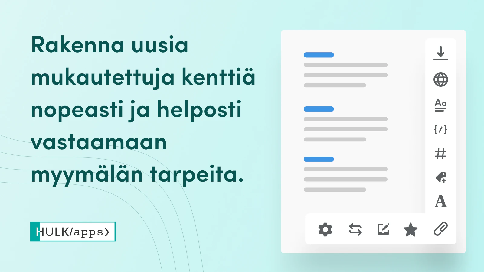 Shopify Metafields Custom Fields -sovellus HulkAppsilta