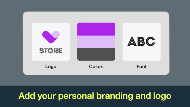 Tilpas din video med dit brands skrifttype og farver