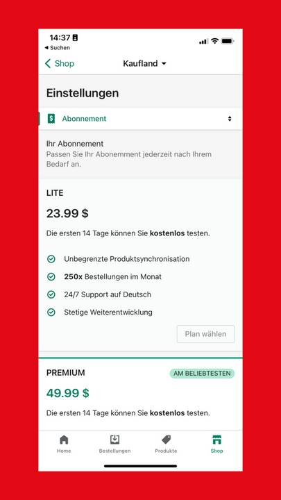 Shopify App Preisgestaltung