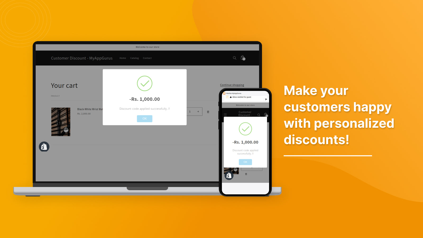 Customer Discount‑MyAppGurus Screenshot