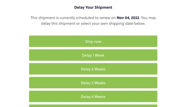 ARPU delay options