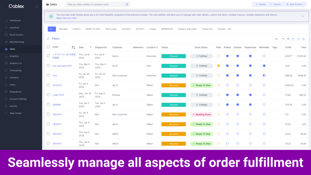 Qoblex - Gerencie sem problemas todos os aspectos da realização de pedidos