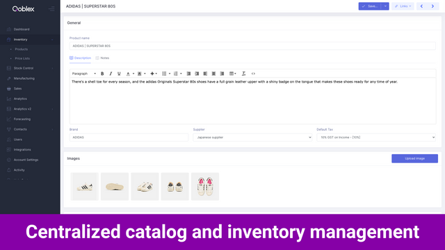 Qoblex - Zentralisierter Katalog und Inventarmanagement