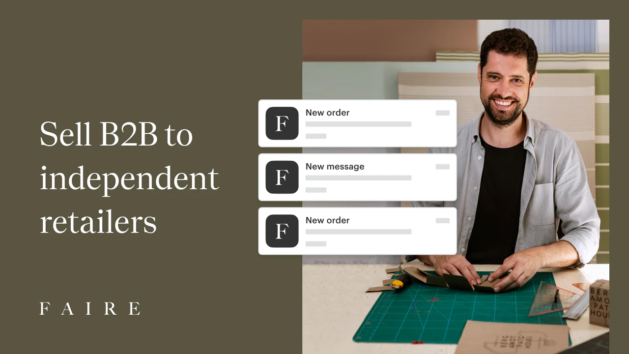 Faire: Sell Wholesale - Sell wholesale on Faire's B2B marketplace