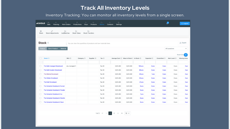 Skala Ultimate Cloud Inventory Screenshot